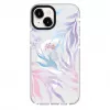Evelatus Apple iPhone 15 PC+TPU hoesje met MagSafe - bloemenpatroon