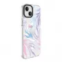 Evelatus Apple iPhone 15 PC+TPU hoesje met MagSafe - bloemenpatroon