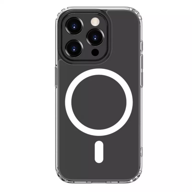 Evelatus Apple iPhone 15 Pro Transparante Hoes met MagSafe Transparant