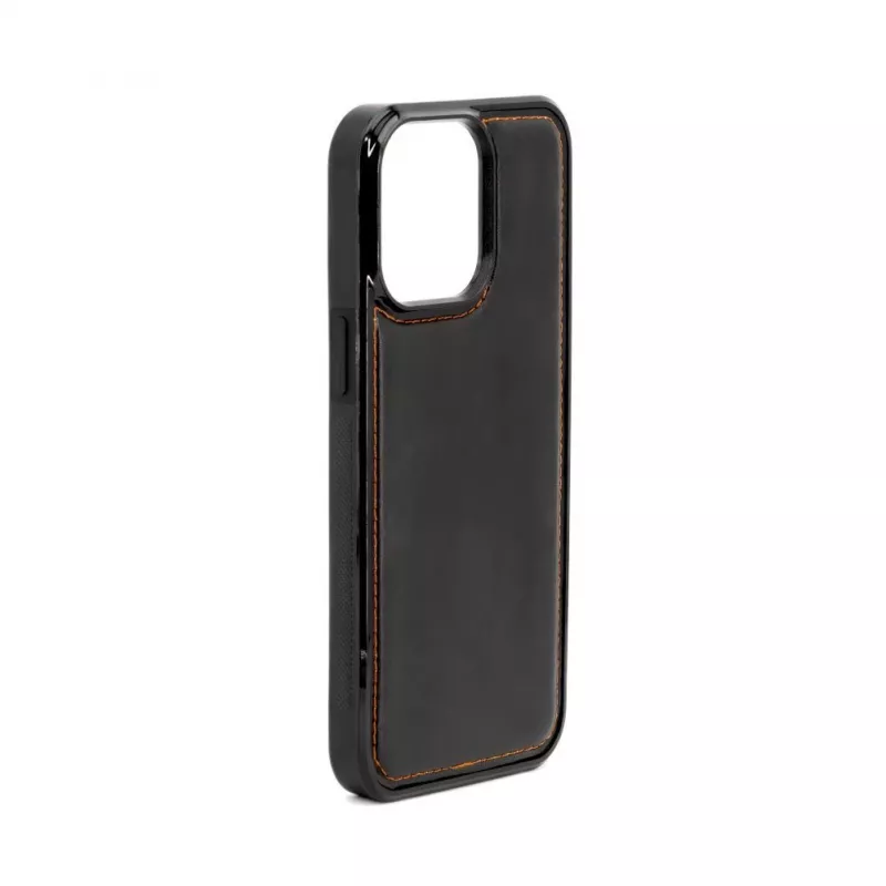 Evelatus Apple iPhone 15 Pro Magnet Zip Pocket Case Zipper Design Zwart