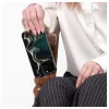 Evelatus Apple iPhone 15 Pro PC-hoesje Custom Print Marble Dark Green