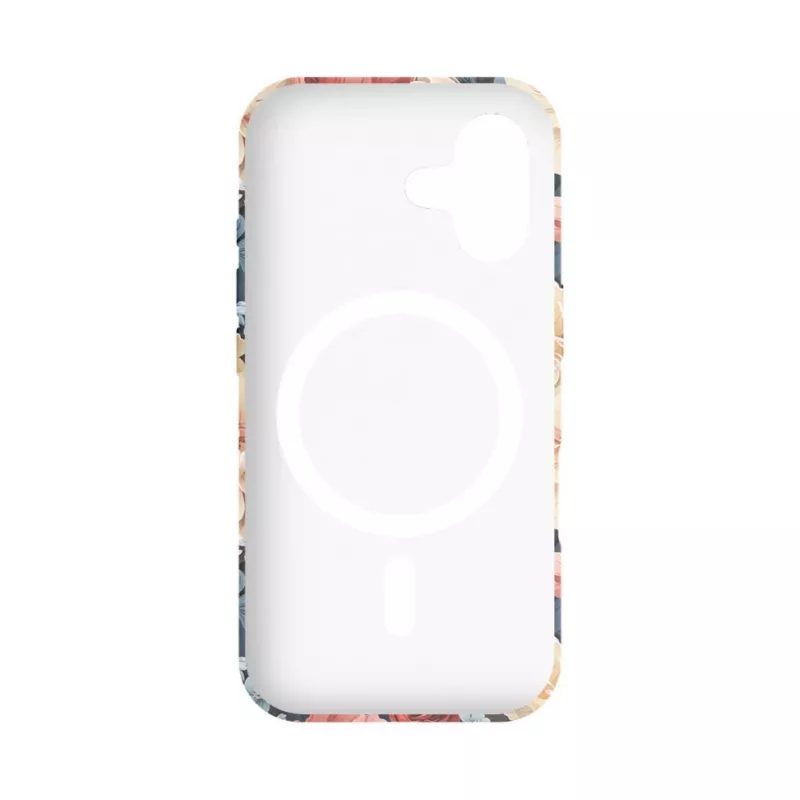 Evelatus Apple iPhone 16 Slim Shell met MagSafe Custom Flower Red Print