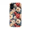 Evelatus Apple iPhone 16 Slim Shell met MagSafe Custom Flower Red Print