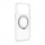 Evelatus Apple iPhone 17 Pro hybride hoesje met MagSafe PC+TPU 360° metalen standaard transparant