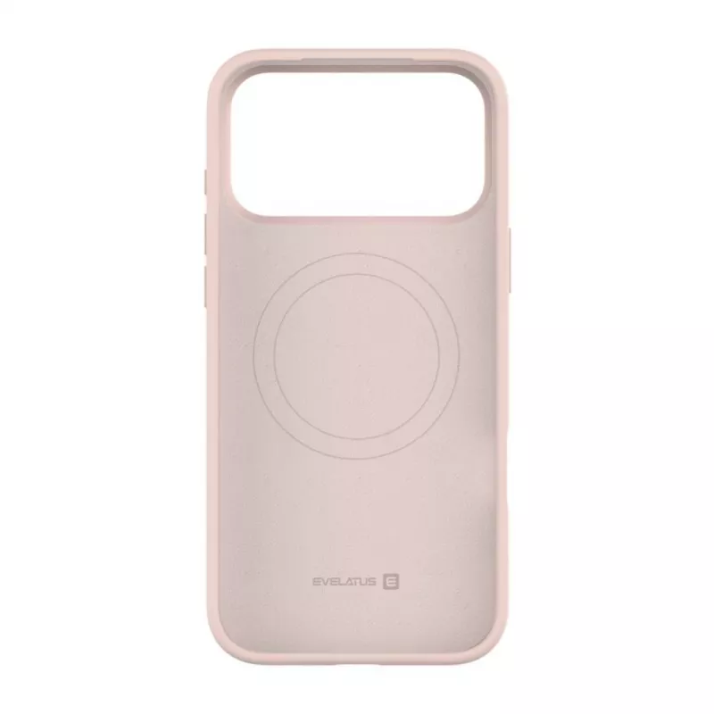 Evelatus Apple iPhone 18 Pro Max Premium MagSafe Soft Touch-silicone hoesje pink sand