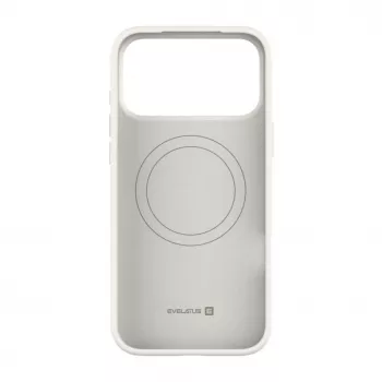 Evelatus Apple iPhone 18 Pro Max Premium MagSafe Soft Touch siliconen hoesje zilver