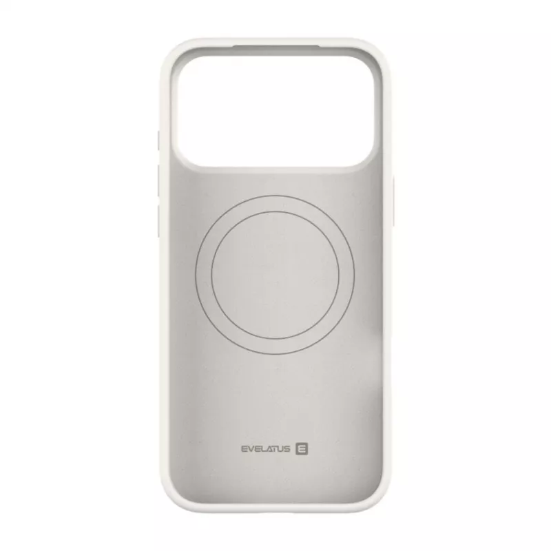 Evelatus Apple iPhone 18 Pro Max Premium MagSafe Soft Touch siliconen hoesje zilver
