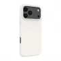 Evelatus Apple iPhone 18 Pro Max Premium MagSafe Soft Touch siliconen hoesje zilver