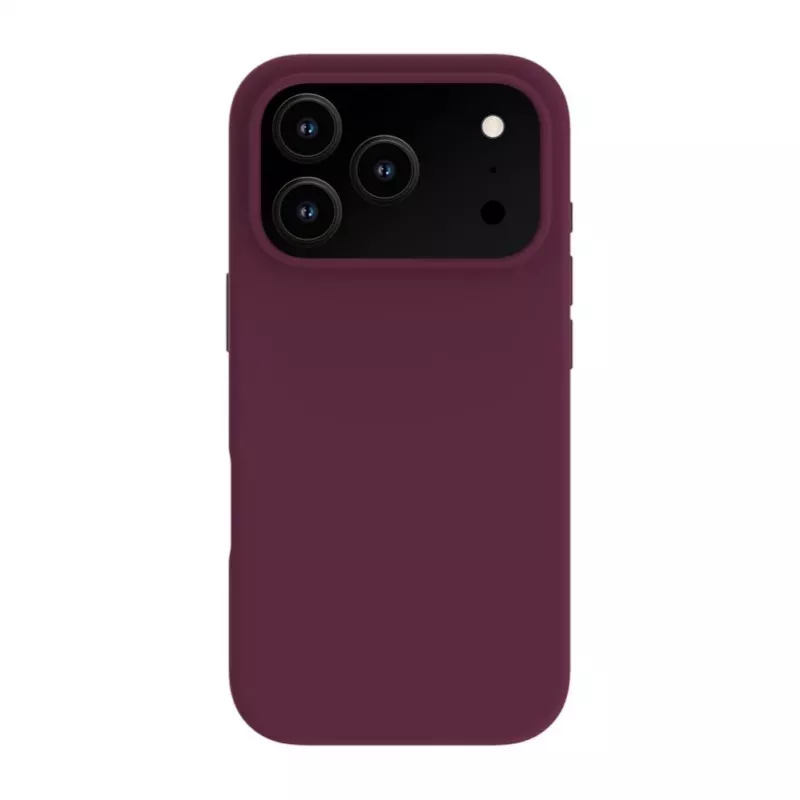 Evelatus Apple iPhone 18 Pro Premium MagSafe Soft Touch-silicone hoesje bordeaux
