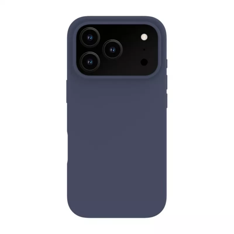 Evelatus Apple iPhone 18 Pro Premium MagSafe Soft Touch Siliconenhoes Donkerblauw