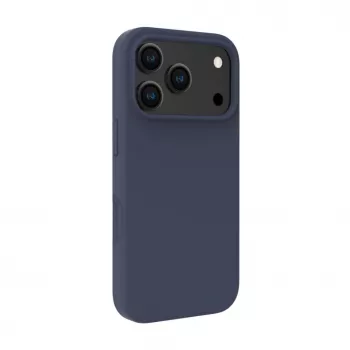 Evelatus Apple iPhone 18 Pro Premium MagSafe Soft Touch Siliconenhoes Donkerblauw