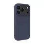 Evelatus Apple iPhone 18 Pro Premium MagSafe Soft Touch Siliconenhoes Donkerblauw