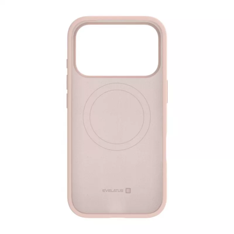 Evelatus Apple iPhone 18 Pro Premium MagSafe Soft Touch siliconen hoesje Pink Sand