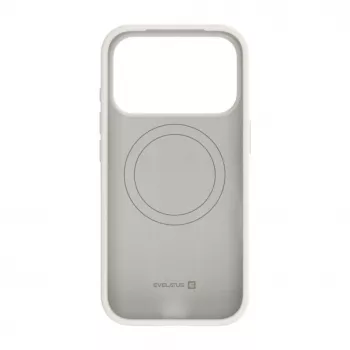 Evelatus Apple iPhone 18 Pro Premium MagSafe Soft Touch Siliconenhoes Zilver