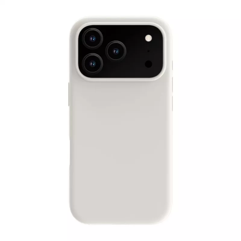 Evelatus Apple iPhone 18 Pro Premium MagSafe Soft Touch Siliconenhoes Zilver