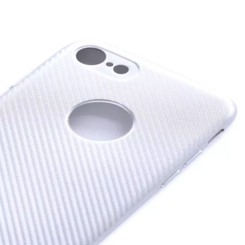 Evelatus Apple iPhone 7/8/SE2020/SE2022 Carbon zilver beschermhoes