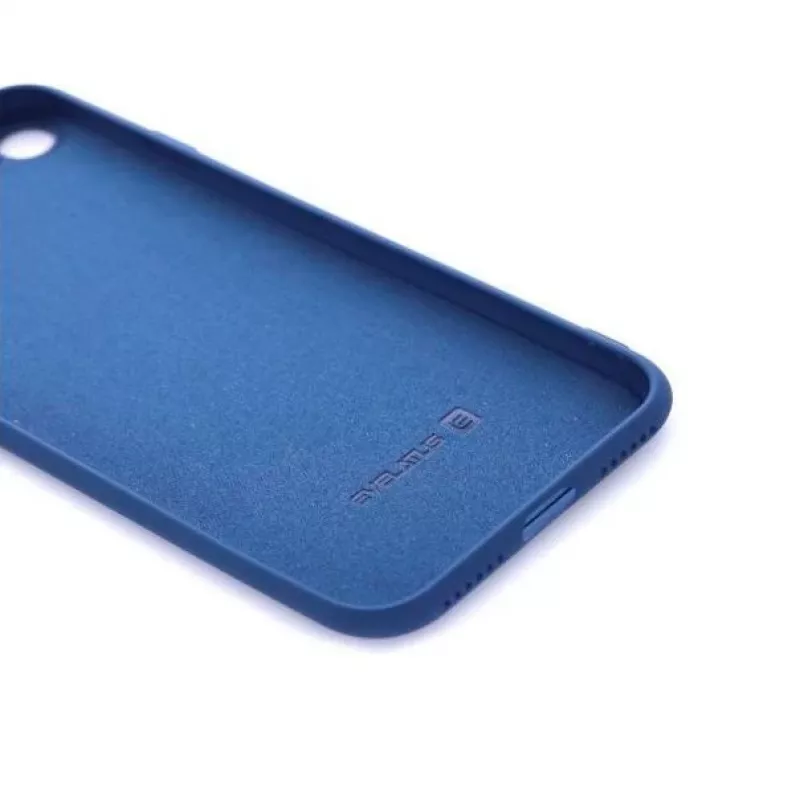 Evelatus Apple iPhone 7/8/SE2020/SE2022 nano-siliconenhoes soft touch TPU blauw