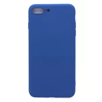 Evelatus Apple iPhone 7 Plus / 8 Plus nano siliconen hoesje soft touch TPU blauw