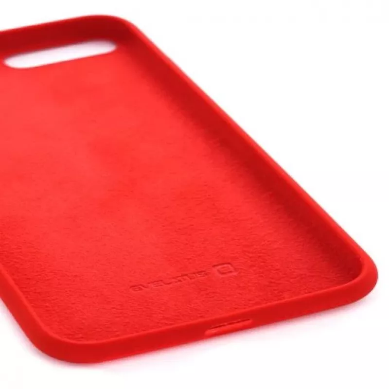 Evelatus Apple iPhone 7 Plus/8 Plus premium soft touch siliconenhoesje rood