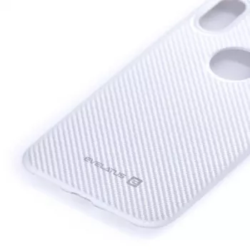 Evelatus Apple iPhone X carbon zilver beschermhoes