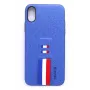 Evelatus Apple iPhone X Free blauw liquid siliconen hoesje