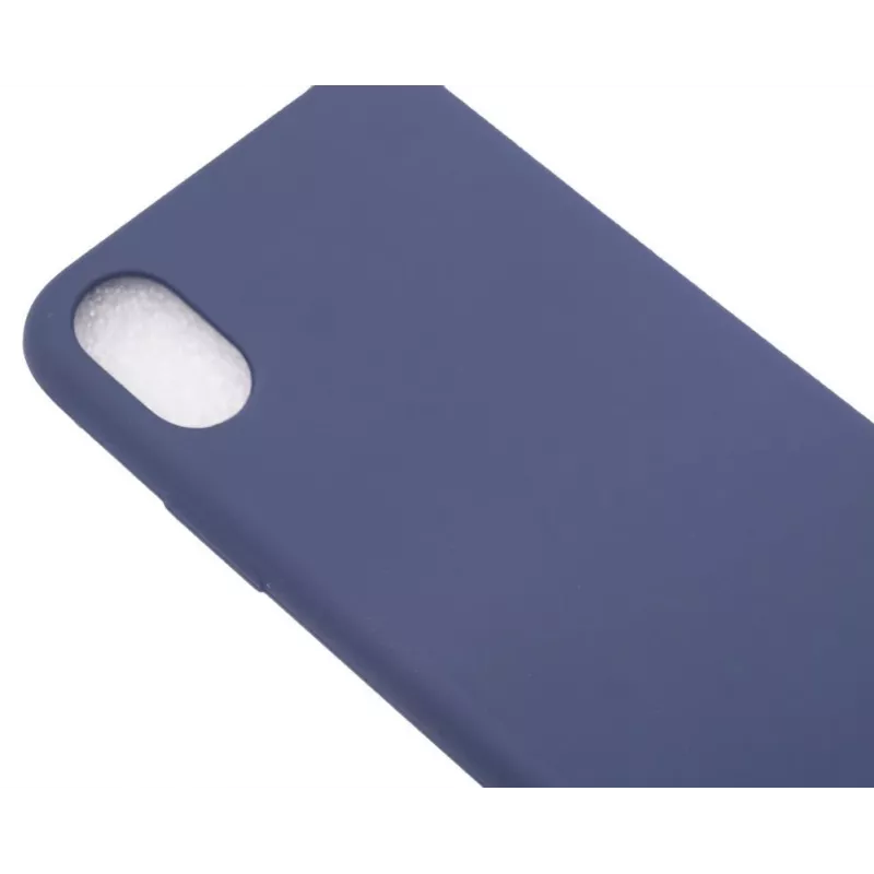 Evelatus Apple iPhone X Nano silicone hoesje soft touch TPU blauw