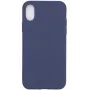 Evelatus Apple iPhone X Nano silicone hoesje soft touch TPU blauw