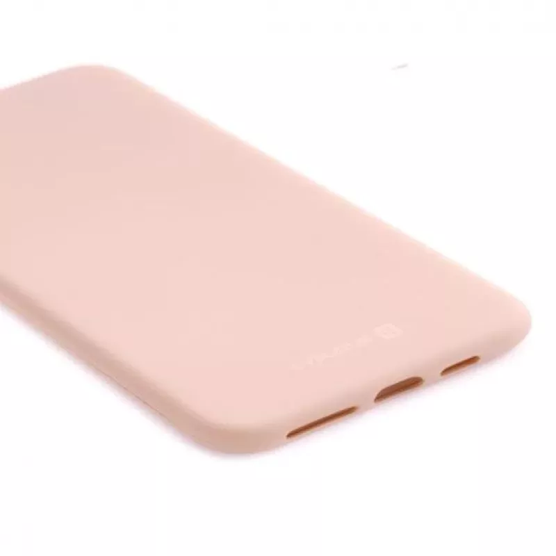 Evelatus Apple iPhone X nano siliconen hoesje soft touch TPU pink sand