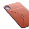 Evelatus Apple iPhone X Nobel bruin folio-portemonneehuls