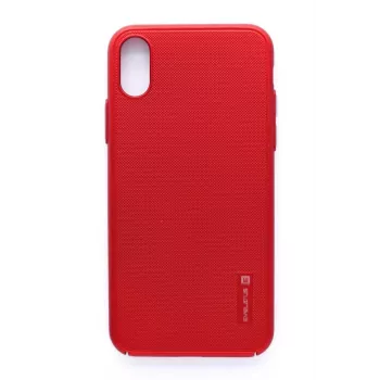 Evelatus Apple iPhone X/XS Emboss rode achterkanthoes