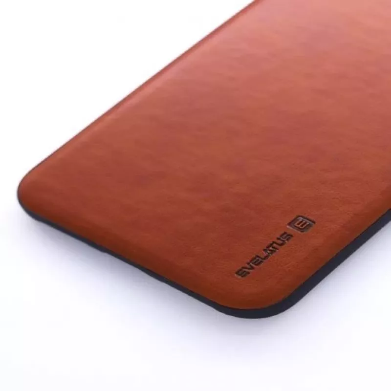 Evelatus Apple iPhone X / XS Kuton bruine achterkant cover