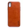 Evelatus Apple iPhone X / XS Kuton bruine achterkant cover