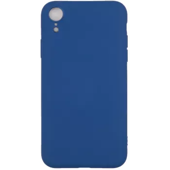 Evelatus Apple iPhone XR nano siliconen hoesje soft touch TPU blauw