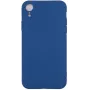 Evelatus Apple iPhone XR nano siliconen hoesje soft touch TPU blauw