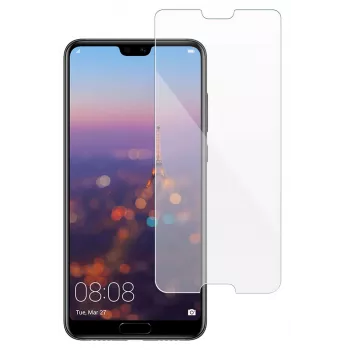 Evelatus achterkantcover voor Huawei P20 Lite - zwart silicone hoesje