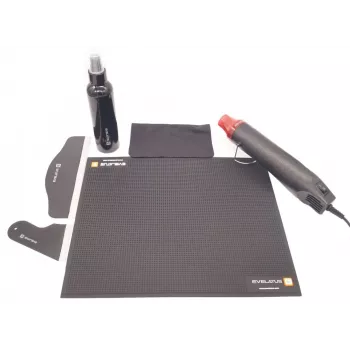 EVELATUS Reinigingsdoekje voor Cutter - Hoogdichte Microfiber, Grijs, 180x180 mm, pluisvrij, krasvrij, herbruikbaar, machinewasbaar