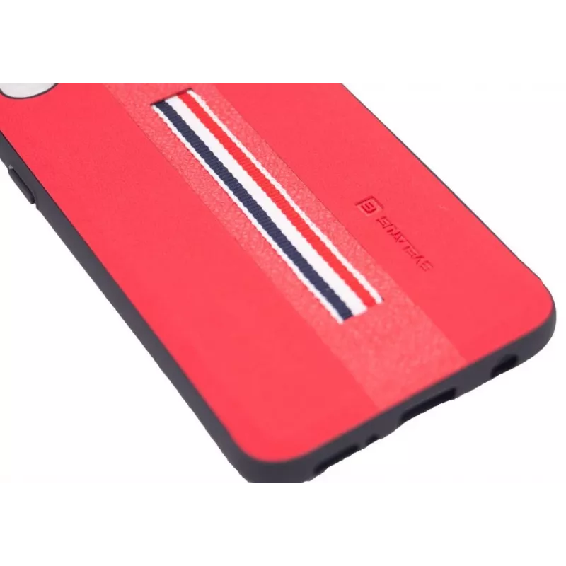 Evelatus Dazzle Samsung Galaxy A40 achterkantcover rood