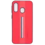 Evelatus Dazzle Samsung Galaxy A40 achterkantcover rood