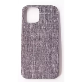Evelatus stoffen hoes voor Apple iPhone 12/12 Pro EFC01 - zwart
