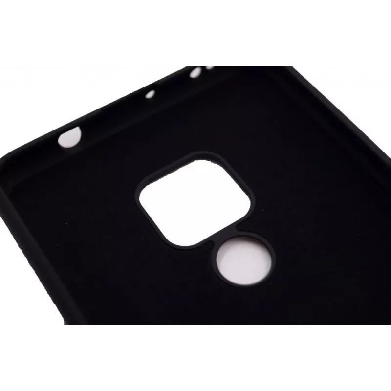 Evelatus Huawei Mate 20 Soft Silicone Back Cover Zwart