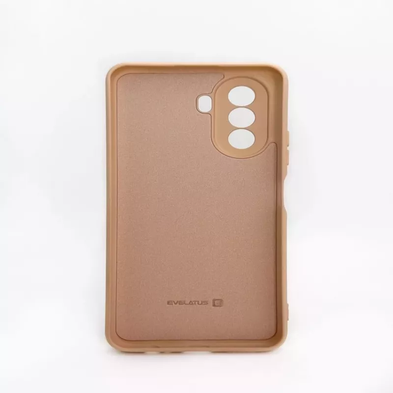 Evelatus Huawei Nova Y70 Nano silicone hoesje soft touch TPU beige