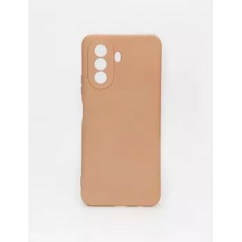 Evelatus Huawei Nova Y70 Nano silicone hoesje soft touch TPU beige
