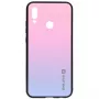 Evelatus Huawei P Smart 2019 gradient glas hoesje 2 Bubble Gum