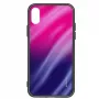 Evelatus Huawei P Smart 2019 Water Ripple Full Color Electroplating gehard glas schermbeschermer gradient roze-paars