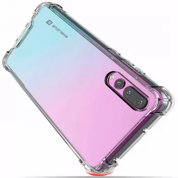 Evelatus Huawei P30 militair stootbeschermend siliconenhoesje TPU transparant