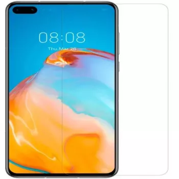 Evelatus Huawei P40 0,33 mm Flat Clear Tempered Glas Screenprotector met Japan Glue, Anti-Statisch