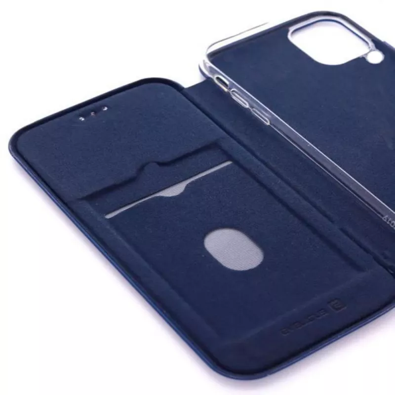 Evelatus Huawei P40 Lite boekhoes donkerblauw