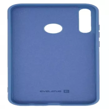 Evelatus Huawei P40 Lite E Soft Touch silicone hoesje blauw