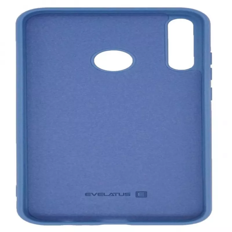 Evelatus Huawei P40 Lite E Soft Touch silicone hoesje blauw