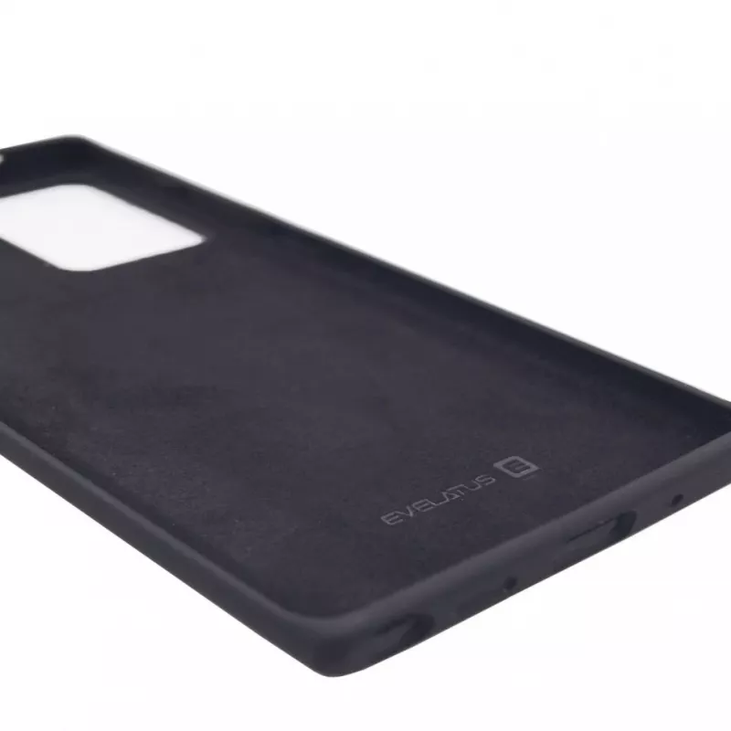 Evelatus Huawei P40 Pro Premium Soft Touch Siliconen Hoesje Zwart